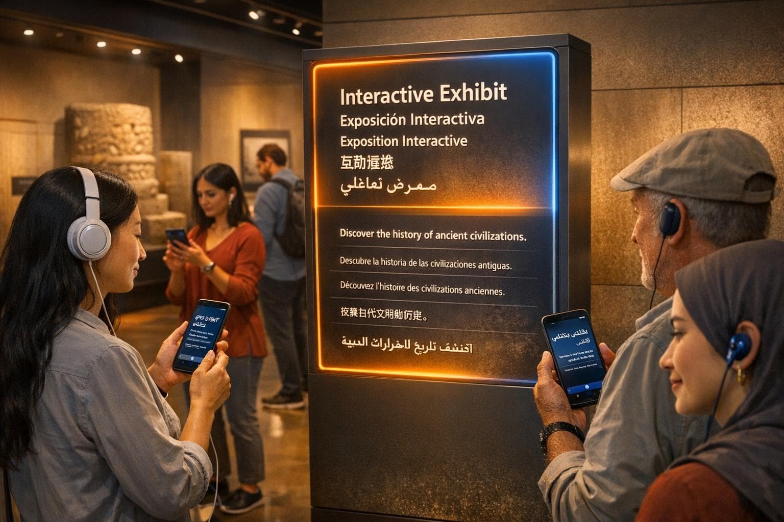 Real-Time Translation: Accessibility for Global Visitors