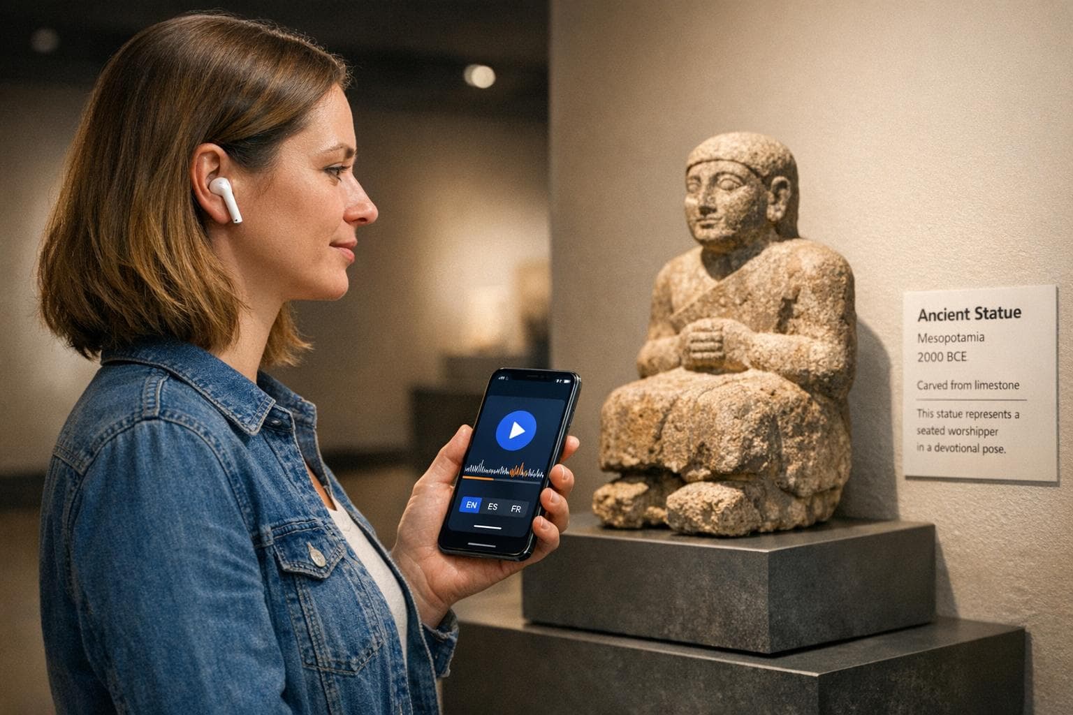 AI Audio Guides for Artifacts